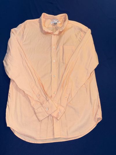 Old navy long sleeve oxford Coral slim fit Men's - L