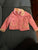 Pink winter coat with fur trim  4T