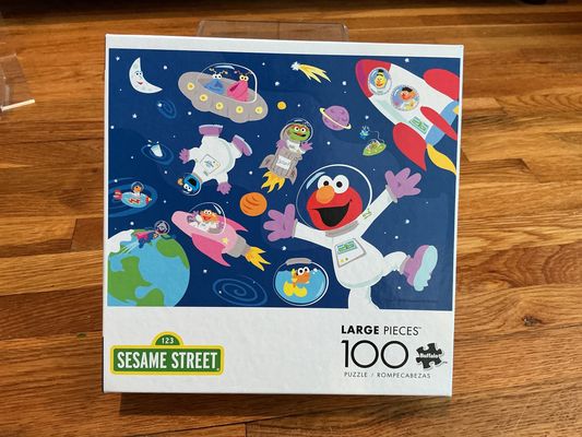 Buffalo Puzzles New Sesame Street in space puzzle - 100 pieces