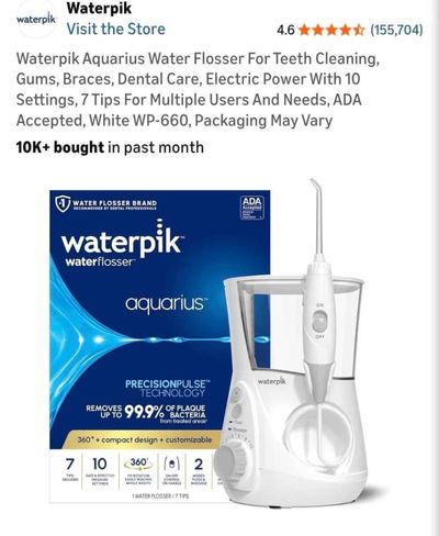 Brand New Waterpik Flosser Sealed Packaging