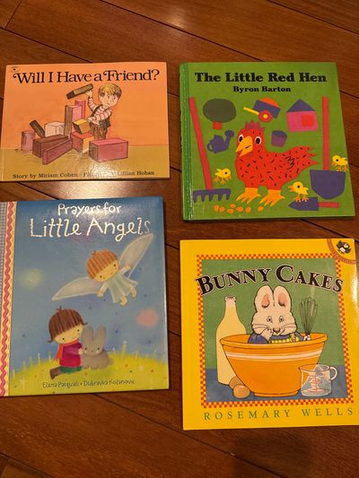 4 assorted books