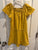 Old Navy Size M/8 mustard yellow romper 7-8