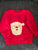 Carters Santa Long Sleeved Shirt  3-6 Months