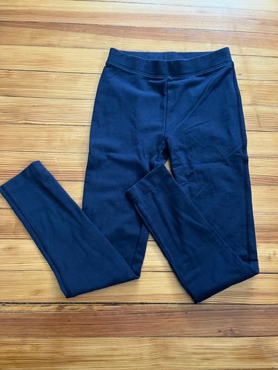 Crewcuts EUC navy blue leggings 10-12