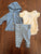 Carters 3 piece set  0-3 Months