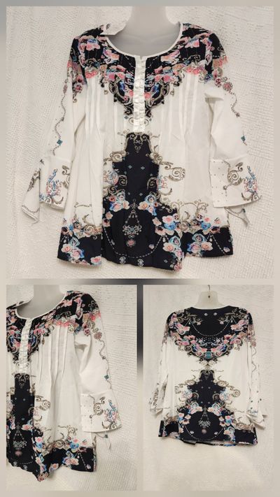 NEW Fashion say ME TOO BLOUSE Light material Women's - M