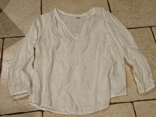 Old Navy White Long Sleeve Shirt Women's - L