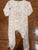 Owlivia 6-12 months white onesie with vines and pears pink 6-12 Months