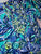 Lilly Pulitzer 3/4 sleeve xxs blue tropical dress Women's - XS