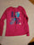 Children's Place- size 14 Magenta long sleeve love shirt 14-16