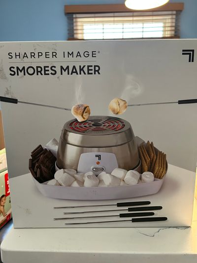 Sharper image Smores maker- new in box, never used