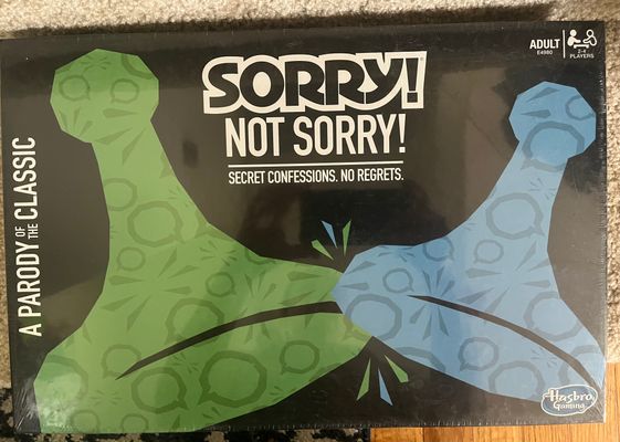 Brand new Hasbro Sorry Not Sorry game Ages 12 and up