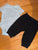 Baby Gap & Cloud Island Blue short sleeve paper plane onesies and bulk waffle joggers 3-6 Months