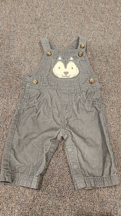 Carter's Gray overalls 3 Months