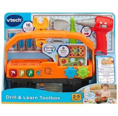 Vtech Build & Learn Toolbox Bilingual Brand New in Box. Music, Lights, Languages