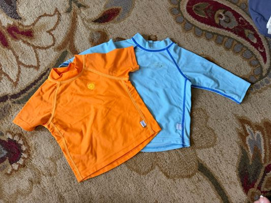 Rash guard Set of 2 rash guard shirts 3-6 Months