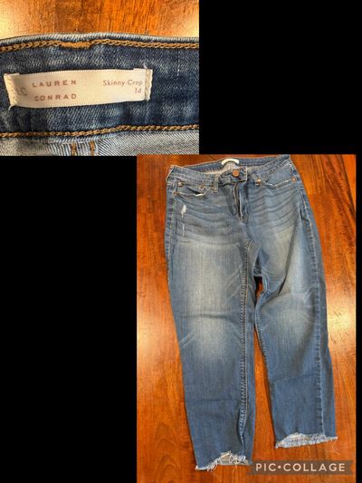 Lauren Conrad crop jeans  Women's 14