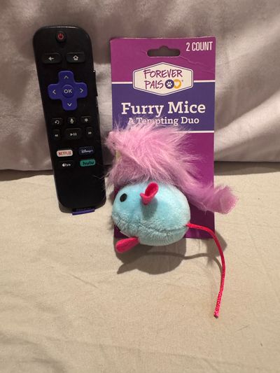Brand new fuzzy mice toy for cats