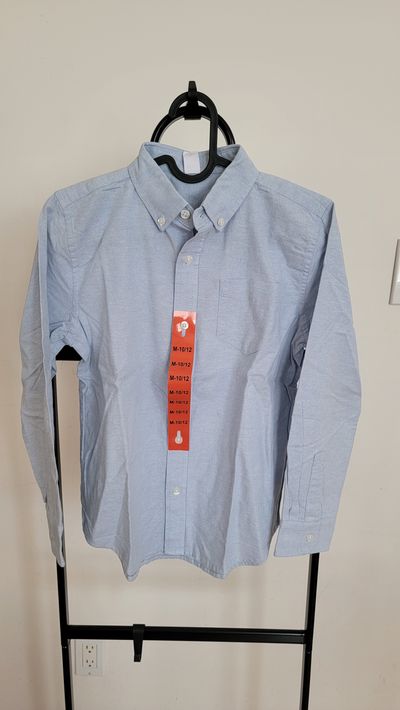 Gap NWT Long Sleeve Oxford Shirt 10-12