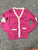 Sonoma Pink heart elbow cardigan 6T/6