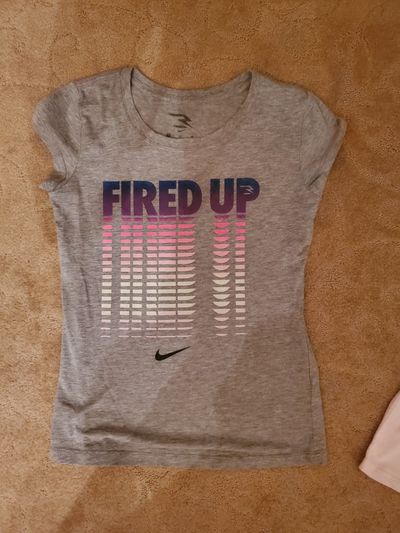 Nike Grey top  10-12