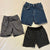 Garanimals, unknown Lot of 3 pairs of shorts, jean shorts unknown brand 2T
