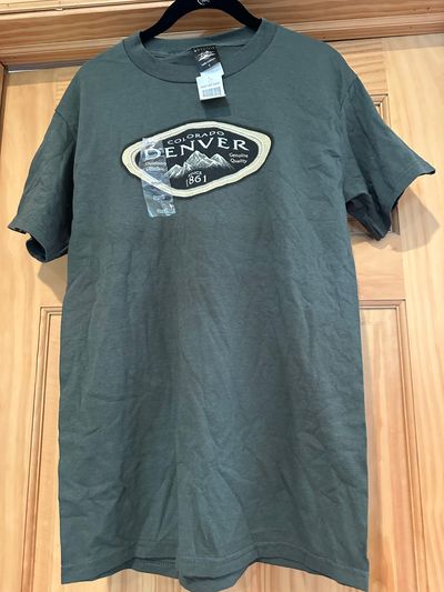 NEW Prairie Mountain Green short sleeve shirt Men's - S