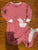 Carters Bunny Easter pink footed pjs 18-24 Months