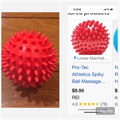 Brand new spiky massage ball red great for injurie