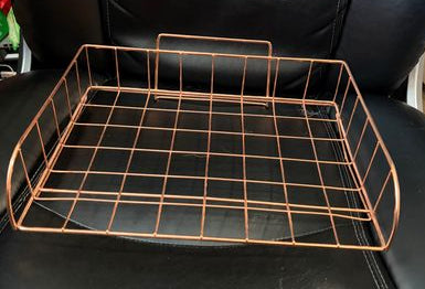 Unknown Rose Gold Desk Paper Holder