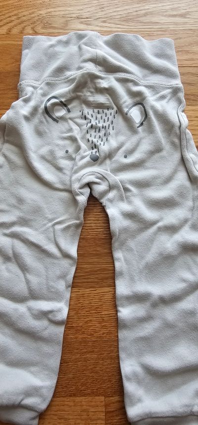 Lupilu Pure collection Excellent condition off-white pants graphic-fox on the back 12-24 Months