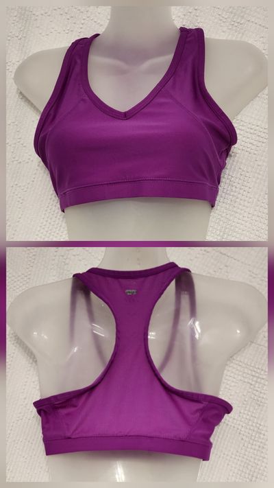 PURPLE SPORT BRA Size M Women's - M