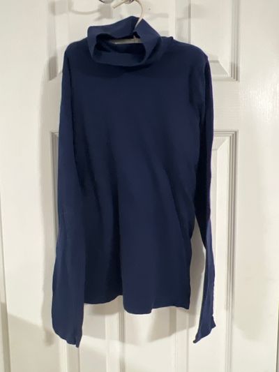 Crewcuts Blue turtleneck shirt so so soft and light 6T/6